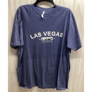 COTTON HERITAGE Women's‎ (Size XL) Short Sleeve Crew Neck T-Shirt Las Vegas 28G